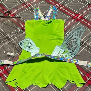 Adult Fairy Costume with Wings Tinkerbell - Green
